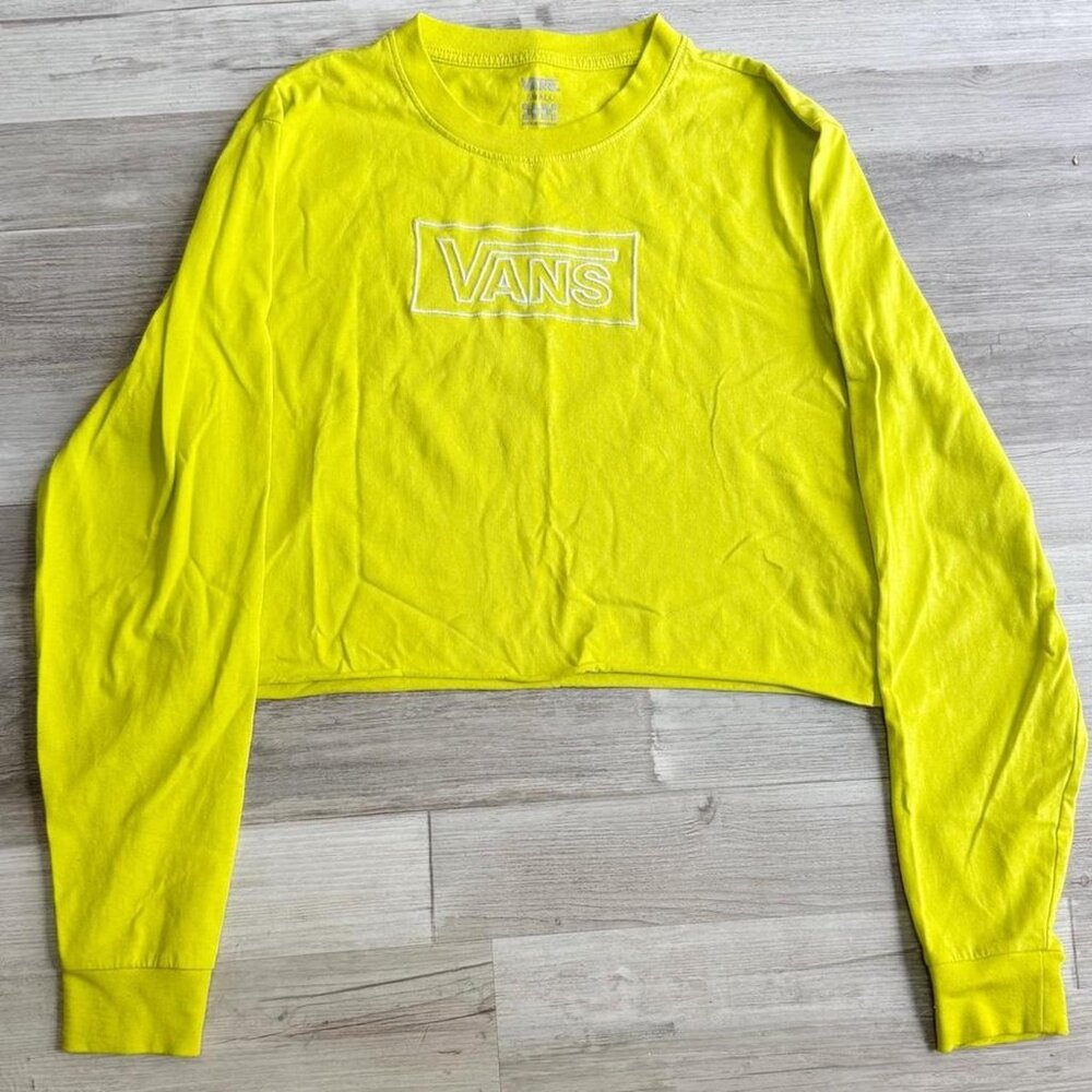Vans Cropped Shirt Size Small